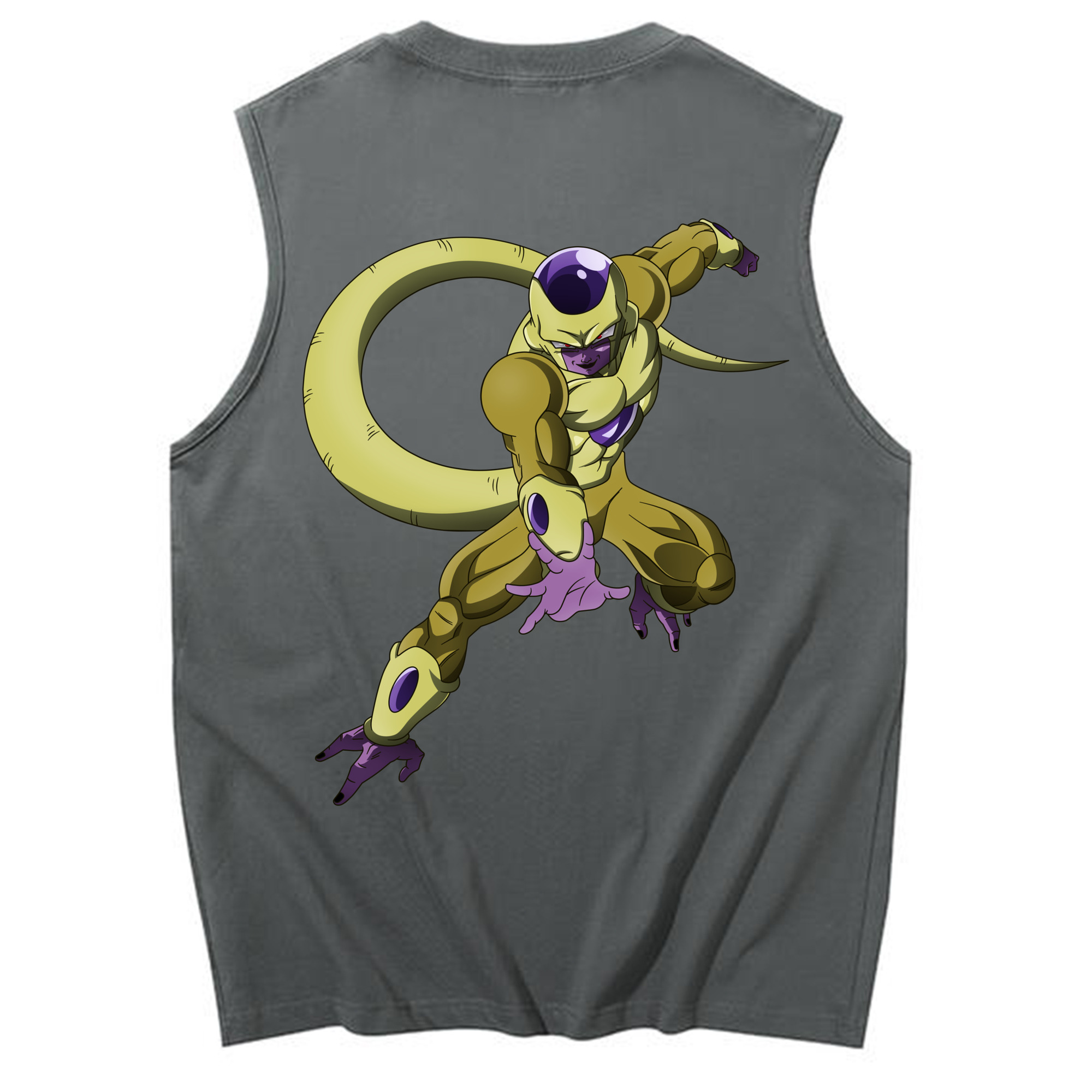 （画像用） ドラゴンボール フリーザ DRAGON BALL Frieza コットン100％タンクトップ（背面プリント）